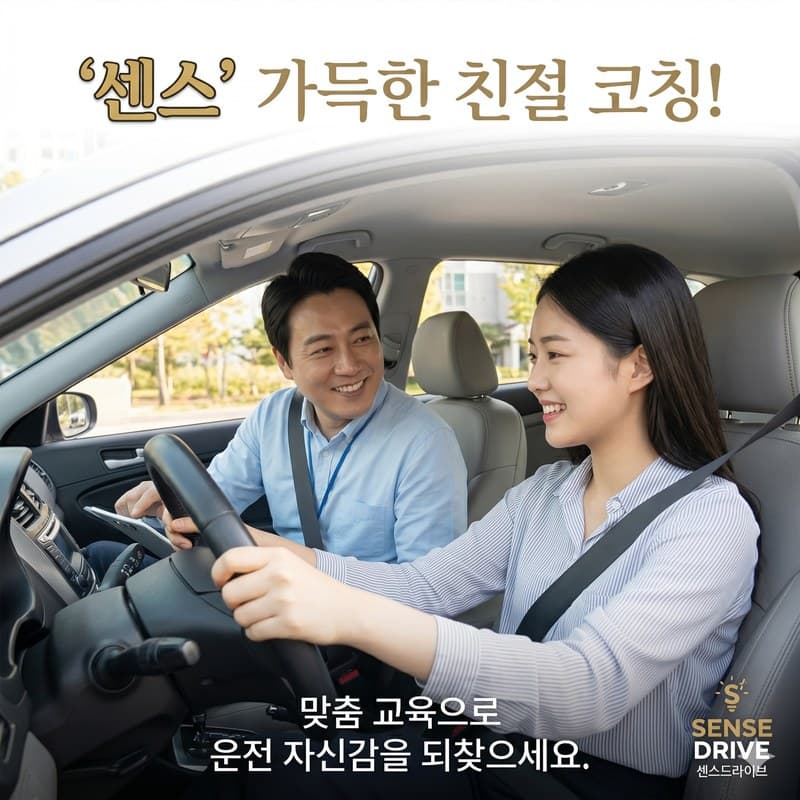 센스 가득한 친절 코칭 - 운전연수 상담 신청